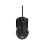 Souris filaire Unico Plus 1200 DPI ABS, molette de défilement programmable, 1,35 m, noire
