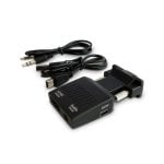 Adaptador VGA a HDMI Savio CL-145 1080p Negro Macho/Hembra USB 5V Adaptador VGA a HDMI Savio CL-145 1080p Negro Macho/Hembra USB 5V