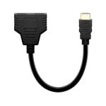 Divisor HDMI Savio AK-77 2 Salidas 1080p 60Hz Plug & Play Negro 30cm Divisor HDMI Savio AK-77 2 Salidas 1080p 60Hz Plug & Play Negro 30cm