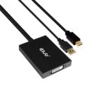Convertidor Club 3D CAC-1130 Mini DisplayPort + USB-A a DVI Dual Link 0,6m Negro Convertidor Club 3D CAC-1130 Mini DisplayPort + USB-A a DVI Dual Link 0,6m Negro