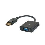 Adaptador DisplayPort Savio SAVKABELCL-90 a VGA 20cm 1080p Macho/Hembra Negro Adaptador DisplayPort Savio SAVKABELCL-90 a VGA 20cm 1080p Macho/Hembra Negro