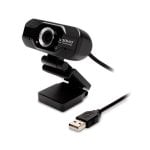 Savio AK-01 Webcam USB Full HD 1080p 30fps 120° com Microfone Incorporado Preta