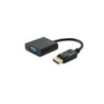 Adaptateur DisplayPort vers VGA Unico Plus 17 cm Smart Chips ABS PVC Noir