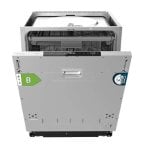 Lavavajillas Cecotec Integrable 14 Cubiertos Clase B Inverter Plus 8 Programas O2 Dry