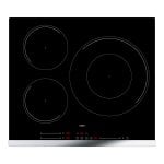 Placa de inducción SVAN SI3601SB32 3 zonas 7400W 59cm Crystal Negro Control Slider Booster Placa de inducción SVAN SI3601SB32 3 zonas 7400W 59cm Crystal Negro Control Slider Booster