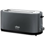 Tostador Ufesa Duo Plus 1400W 2 Ranuras Ajustables 7 Niveles Gris