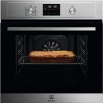 Horno eléctrico Electrolux EOH4P46BX 65 litros Inox antihuellas puerta fría y autolimpieza Horno eléctrico Electrolux EOH4P46BX 65 litros Inox antihuellas puerta fría y autolimpieza
