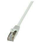 Cabo de rede LogiLink Cat5e 10m F/UTP RJ-45 macho/macho branco Cabo de rede LogiLink Cat5e 10m F/UTP RJ-45 macho/macho branco