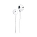 Auriculares UNICO con cable Jack 3.5mm estéreo micrófono y 1.2m TPE Blanco