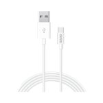 Câble USB-A vers USB-C Savio CL-126 1 m Blanc 5 A QC Charge rapide