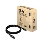 Club 3D Cable CAC-1575 USB4 2m 40Gbps 8K60Hz Stromversorgung 240W Schwarz Club 3D Cable CAC-1575 USB4 2m 40Gbps 8K60Hz Stromversorgung 240W Schwarz