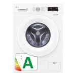 Lavatrice LG a carica frontale da 8 kg, 1400 giri/min, classe A, bianca, motore inverter, trasmissione diretta, vapore, Wi-Fi Lavatrice LG a carica frontale da 8 kg, 1400 giri/min, classe A, bianca, motore inverter, trasmissione diretta, vapore, Wi-Fi