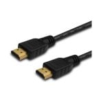 Câble HDMI Savio CL-05 2 m 1.4 Haute Vitesse ARC 3D Or Noir