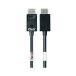 Club 3D Bidirektionales 4K 240Hz DisplayPort 2.1 Kabel Schwarz 1,2M Club 3D Bidirektionales 4K 240Hz DisplayPort 2.1 Kabel Schwarz 1,2M