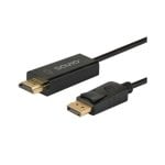 Cable DisplayPort Savio CL-183 1.5m HDMI macho chapado en oro 1080p Negro Cable DisplayPort Savio CL-183 1.5m HDMI macho chapado en oro 1080p Negro