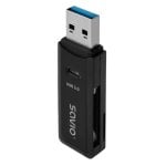 Lettore di schede Savio AK-64 USB 3.0 Nero fino a 5 Gbps Compatibile con MicroSD SD Lettore di schede Savio AK-64 USB 3.0 Nero fino a 5 Gbps Compatibile con MicroSD SD
