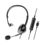 Auriculares Axtel con cable USB-C monoaural con Cancelación de Ruido y micrófono Auriculares Axtel con cable USB-C monoaural con Cancelación de Ruido y micrófono
