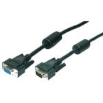 Cable VGA LogiLink 1.8m Macho-Hembra Negro UL-2919
