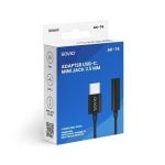 Adaptador Savio AK-74 USB-C a Jack 3.5mm DAC, Audio Hi-Fi, Negro, 36 meses garantía Adaptador Savio AK-74 USB-C a Jack 3.5mm DAC, Audio Hi-Fi, Negro, 36 meses garantía