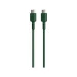 Cable Hune AT-ACC-CA-386BOS USB-C 100cm Verde Bosque 3A 60W Carga y Sincroniza