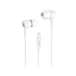 Auriculares Unico Plus con cable Jack 3.5 y micrófono integrados color blanco Auriculares Unico Plus con cable Jack 3.5 y micrófono integrados color blanco