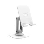 Support de bureau mobile Unico BR0411W jusqu'à 12,9 po, pivotant, blanc, 4 axes