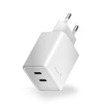 Hune Eco Cargador 45 W 2 Puertos USB-C GaN Blanco Nieve