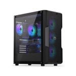 ENDORFY Regnum 400 ARGB Tower, 4 x 120 mm GPU, 370 mm, gehärtetes Glas, ATX, Schwarz ENDORFY Regnum 400 ARGB Tower, 4 x 120 mm GPU, 370 mm, gehärtetes Glas, ATX, Schwarz