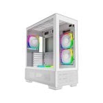Torre Montech Sky Two White Vidrio Templado 4 Ventiladores ARGB GPU 168mm VGA 400mm Torre Montech Sky Two White Vidrio Templado 4 Ventiladores ARGB GPU 168mm VGA 400mm