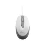 Ratón MediaRange con cable 1000 DPI ergonomía mano derecha gris/blanco 1.5 m Ratón MediaRange con cable 1000 DPI ergonomía mano derecha gris/blanco 1.5 m