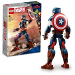 Set de construcción Lego Marvel 76258 Capitán América 310 piezas figura articulada 25 cm Set de construcción Lego Marvel 76258 Capitán América 310 piezas figura articulada 25 cm