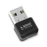 Adaptateur Bluetooth USB 5.0 Savio BT-050 10 m ultra compact noir Adaptateur Bluetooth USB 5.0 Savio BT-050 10 m ultra compact noir