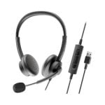 Auriculares Axtel con cable USB-A/USB-C y micrófono para oficina y llamadas Auriculares Axtel con cable USB-A/USB-C y micrófono para oficina y llamadas