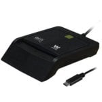 Lector DNI Woxter PE26-200 USB C/Negro/Incluye adaptador USB A/Smart Card/PC y MAC Lector DNI Woxter PE26-200 USB C/Negro/Incluye adaptador USB A/Smart Card/PC y MAC
