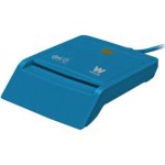 Adattatore per lettore di smart card USB 2.0 di tipo C blu WOXTER PE26-197 incluso