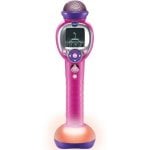 Microfono da ballo VTech Kidi SuperStar con schermo interattivo e distorsione vocale rosa Microfono da ballo VTech Kidi SuperStar con schermo interattivo e distorsione vocale rosa