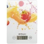 Báscula de cocina Orbegozo PC 1023 plataforma cristal templado hasta 5kg blanca Báscula de cocina Orbegozo PC 1023 plataforma cristal templado hasta 5kg blanca