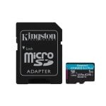Scheda microSD Kingston Canvas Go Plus Gen4 da 1 TB 200 MB/s U3 V30 A2 con adattatore Scheda microSD Kingston Canvas Go Plus Gen4 da 1 TB 200 MB/s U3 V30 A2 con adattatore