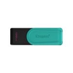 Clé USB Kingston DataTraveler Exodia S 128 Go USB 3.2 Gen 1 Noir/Turquoise avec capuchon rotatif Clé USB Kingston DataTraveler Exodia S 128 Go USB 3.2 Gen 1 Noir/Turquoise avec capuchon rotatif