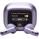 Auscultadores Bluetooth sem fios JBL com ampla gama de frequência e microfone Auscultadores Bluetooth sem fios JBL com ampla gama de frequência e microfone