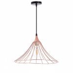 Lámpara de techo O91 Opole hierro oro rosa diseño industrial A++ IP20