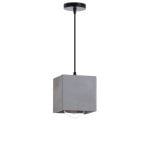 Lámpara de techo O91 Legnica hormigón ligera IP20 E27 estilo industrial A++