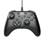 Manette de jeu filaire USB Hori pour Nintendo Switch 2, boutons programmables, noire Manette de jeu filaire USB Hori pour Nintendo Switch 2, boutons programmables, noire