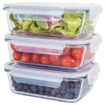 Récipient de conservation Classbach C-FHD 4020 G verre 1,04L Click & Safe set 3 pièces