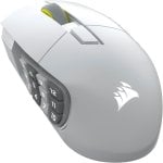 Corsair Scimitar Elite Wireless SE Rato Gaming Sem Fios RGB 33000 DPI com 16 Botões e Key Slider Branco Corsair Scimitar Elite Wireless SE Rato Gaming Sem Fios RGB 33000 DPI com 16 Botões e Key Slider Branco