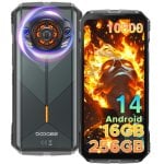 Doogee SPunk 16 GB RAM 256 GB 10800 mAh IP68/IP69K NFC Android 14 Extra Resistente