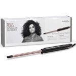 Enrolador de Cabelo BaByliss Tight Curls Cerâmico 10mm 160-210°C 6 Níveis Desligamento Automático Luva Térmica Preto e Cobre