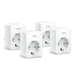 Pack de 4 prises intelligentes TP-Link Tapo P100 Wi-Fi 2,4 GHz 2 300 W 10 A Pack de 4 prises intelligentes TP-Link Tapo P100 Wi-Fi 2,4 GHz 2 300 W 10 A