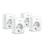 Enchufe Inteligente TP-Link Tapo P100 Wi-Fi 2.4GHz 2300W 10A Pack 4 Unidades