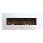 Chimenea eléctrica Purline CHE-505 2000W LED 8 Colores Cristal Templado Mural Panorámica